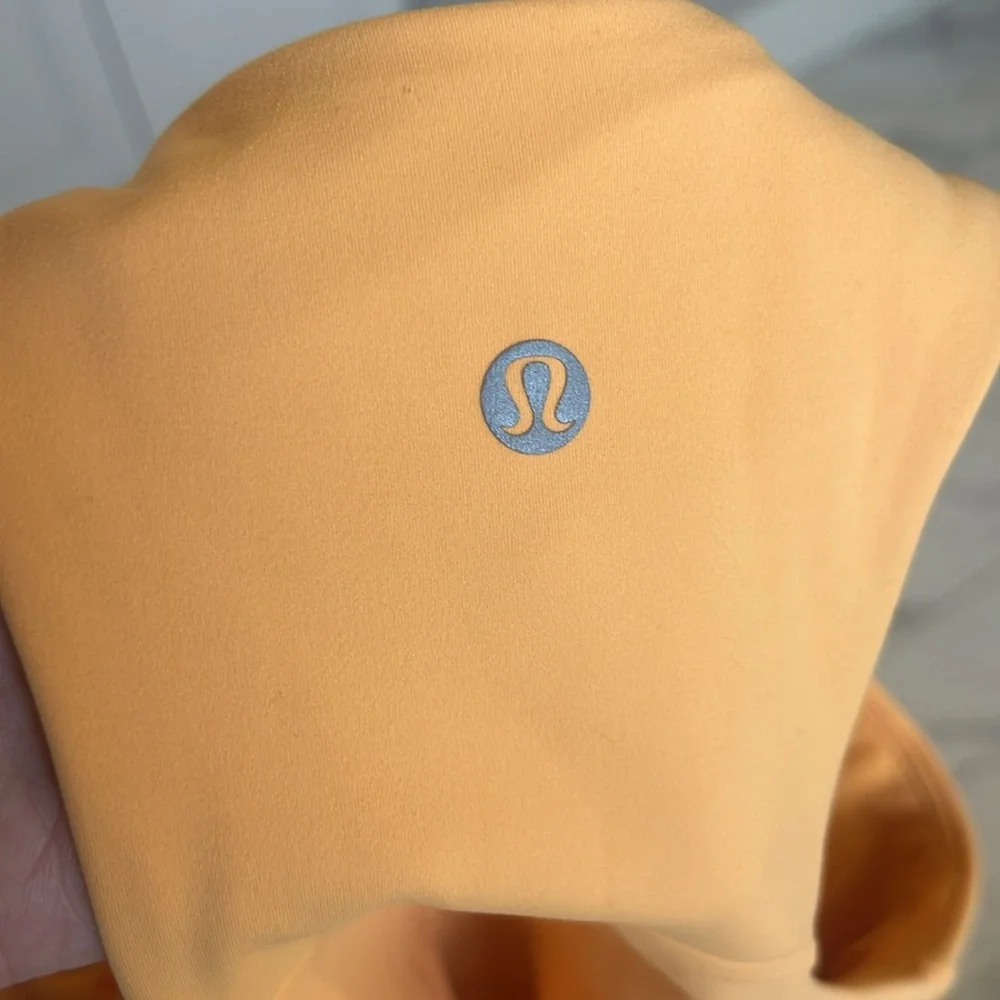 Lululemon Wunder Train Racerback Tank Top Orange Mango Dream Women’s Size 0